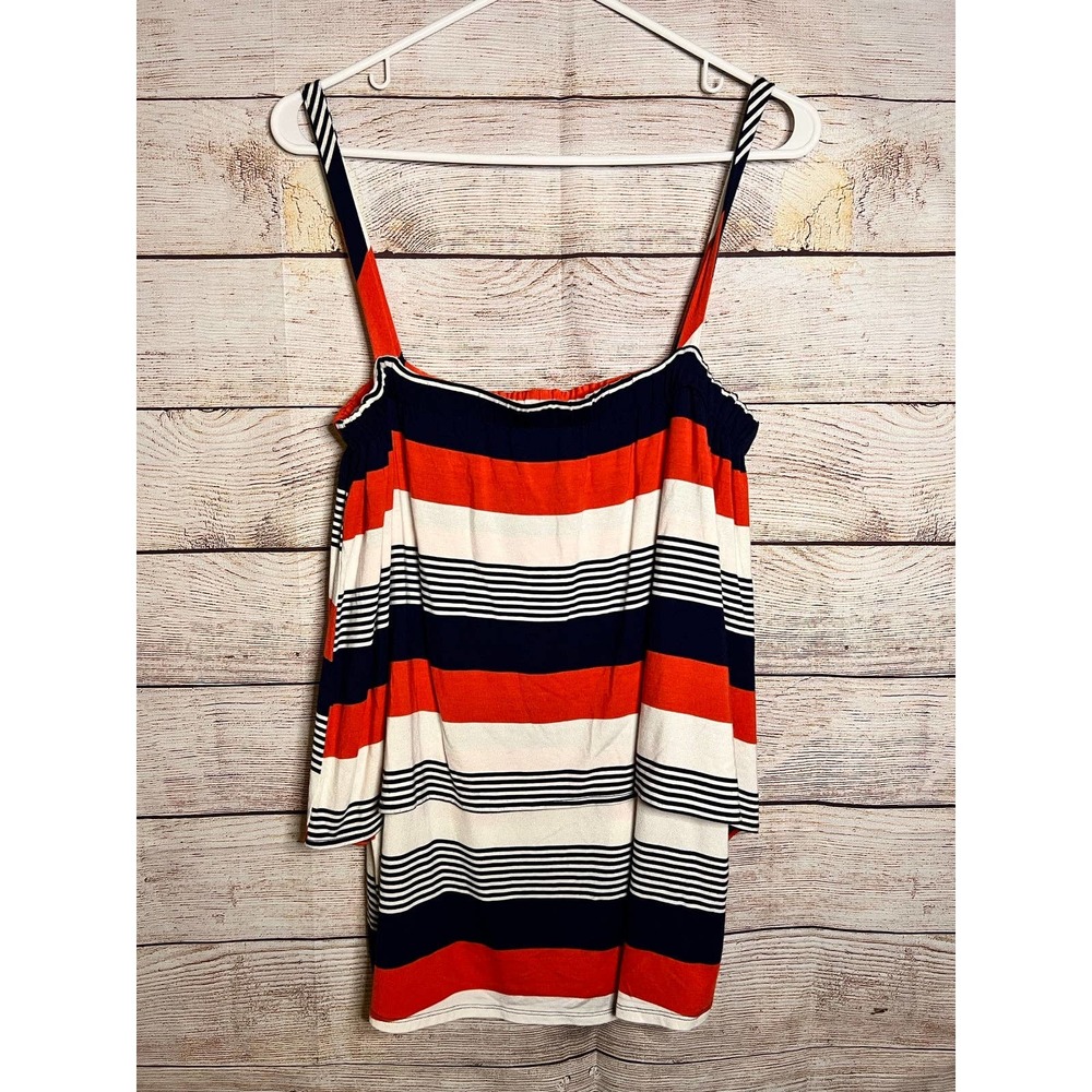 Cupio layered striped tank top, size S. NWT